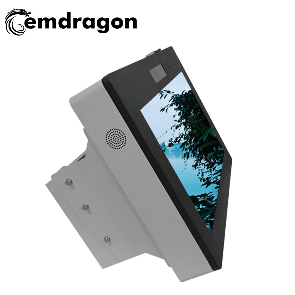 43 Inch Air Conditioner Horizontal Screen Wall Mount with Body Camera Outdoor Advertising Machine All in One LCD Touch PC LCD Digital Signage Board