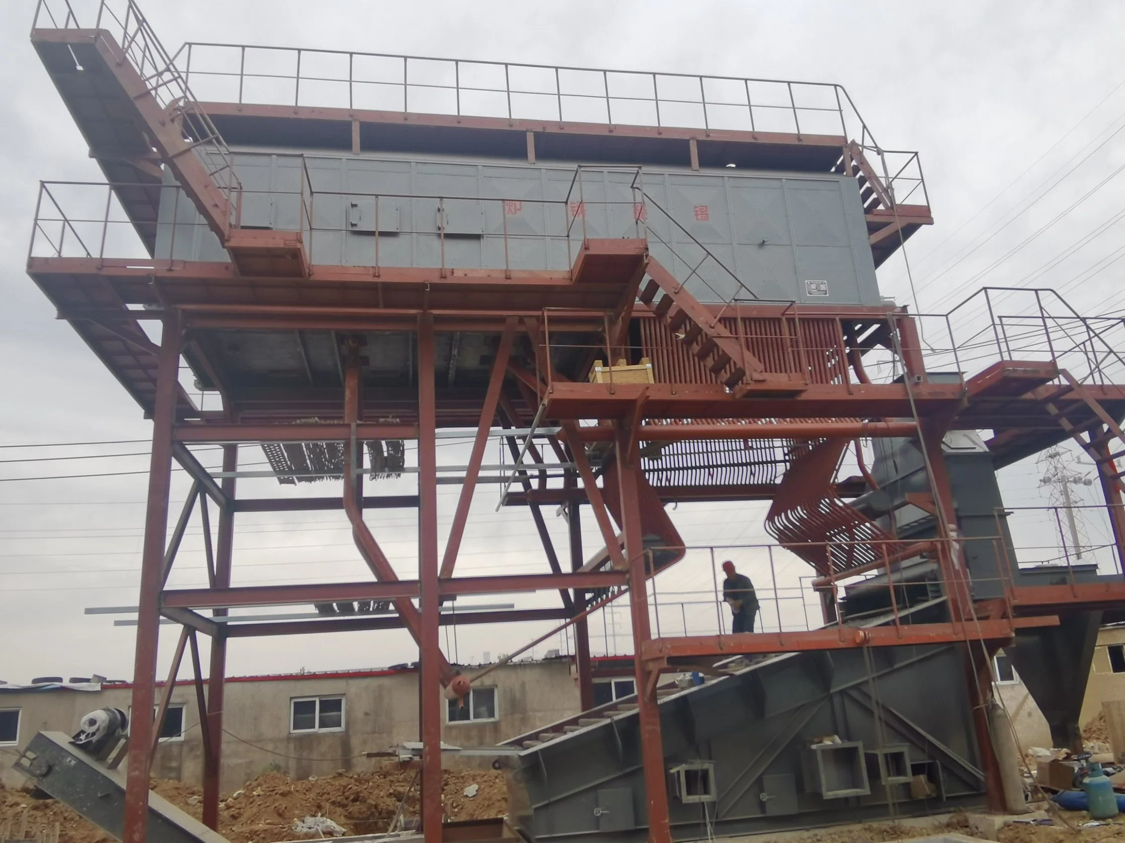 China Szw 4, 6, 8, 10, 12, 15, 20, 25 Tons Biomass Pellet Rice Husk Corn COB Wood Chips Sawdust Bagasse Fired Industrial Step Grate Water Tube Steam Boiler