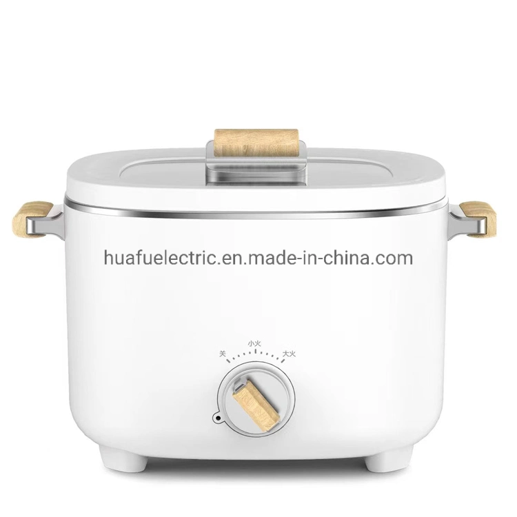 Cocina eléctrica 2.5L sartén eléctrica Cocina Rápida Cocina Multi olla de cocina Electrodomésticos Hogar