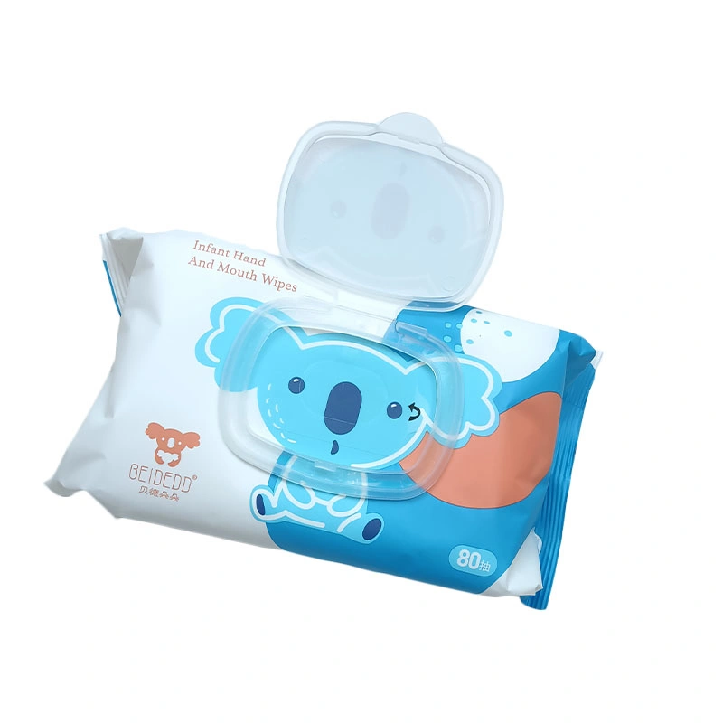 Baby Wet Wipes China Manufacturers 80PCS Nonwoven Cleaning Wet Wipes