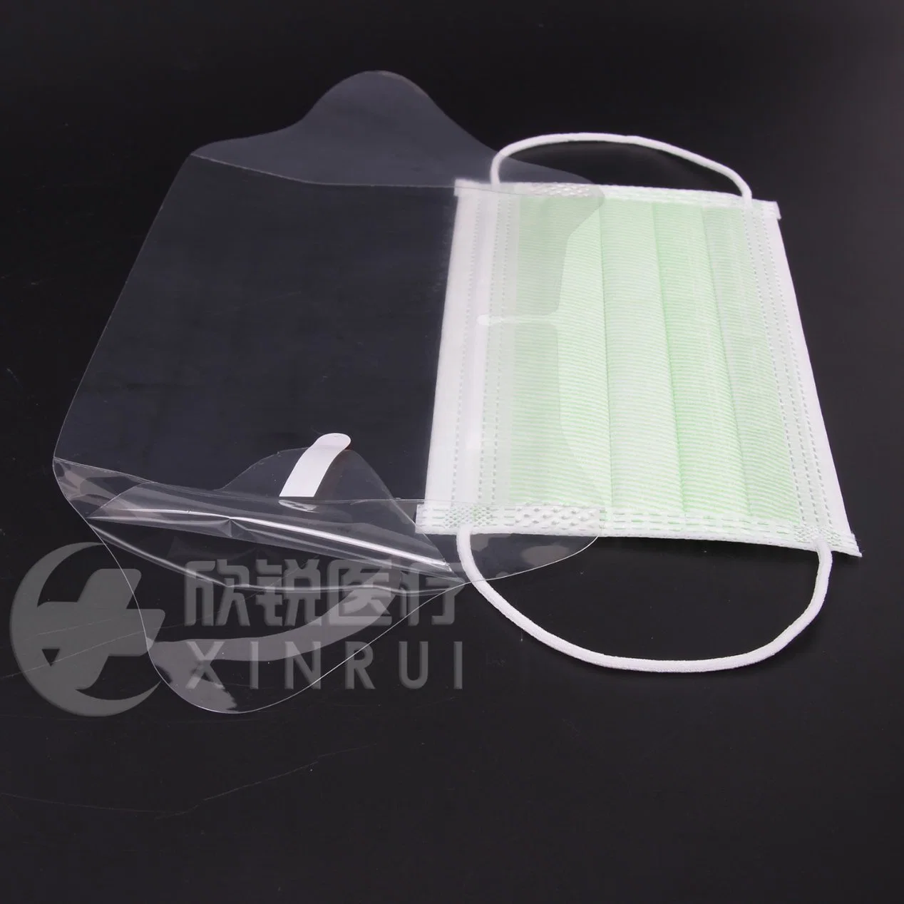 Anti Splash 4-Ply Disposable Surgical Shield Face Mask with Ear-Loop