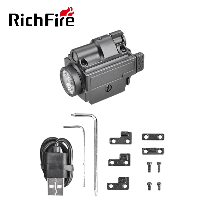 Flash combiné laser rechargeable 1 000 lm Drop Shipping pour pistolet Lampe torche