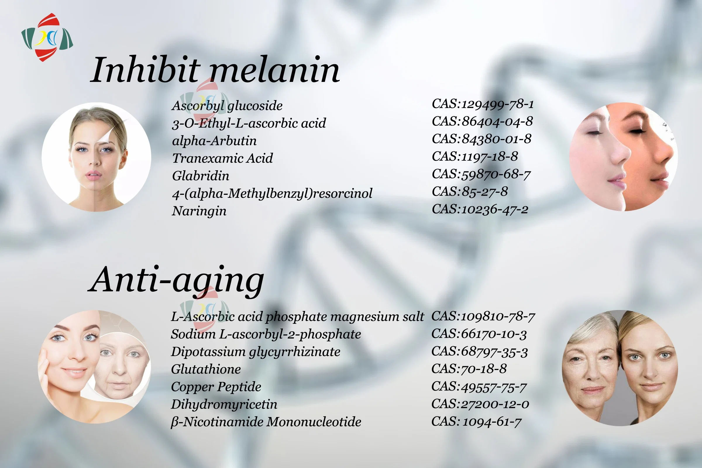 Anti-Aging Beta Nicotinamida mononucleotide Nmn CAS 1094-61-7 polvo Nmn+Resveratrol/nad/NADH/NADPH/NADP Cápsulas Personalizar OEM