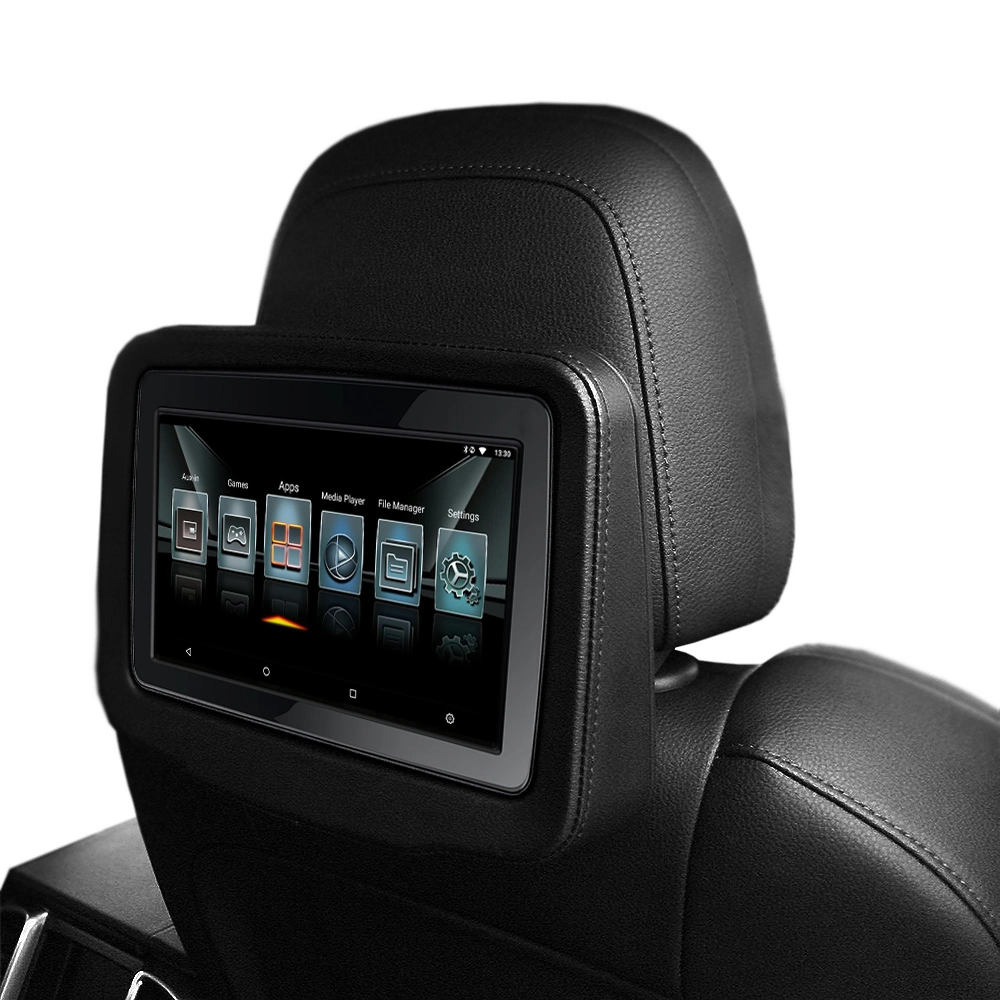 ÉCRAN TV pour voiture Android 1080P lecteur AV 8 pouces arrière Système de divertissement de voiture de siège moniteur Smart car d'appuie-tête de 10 pouces