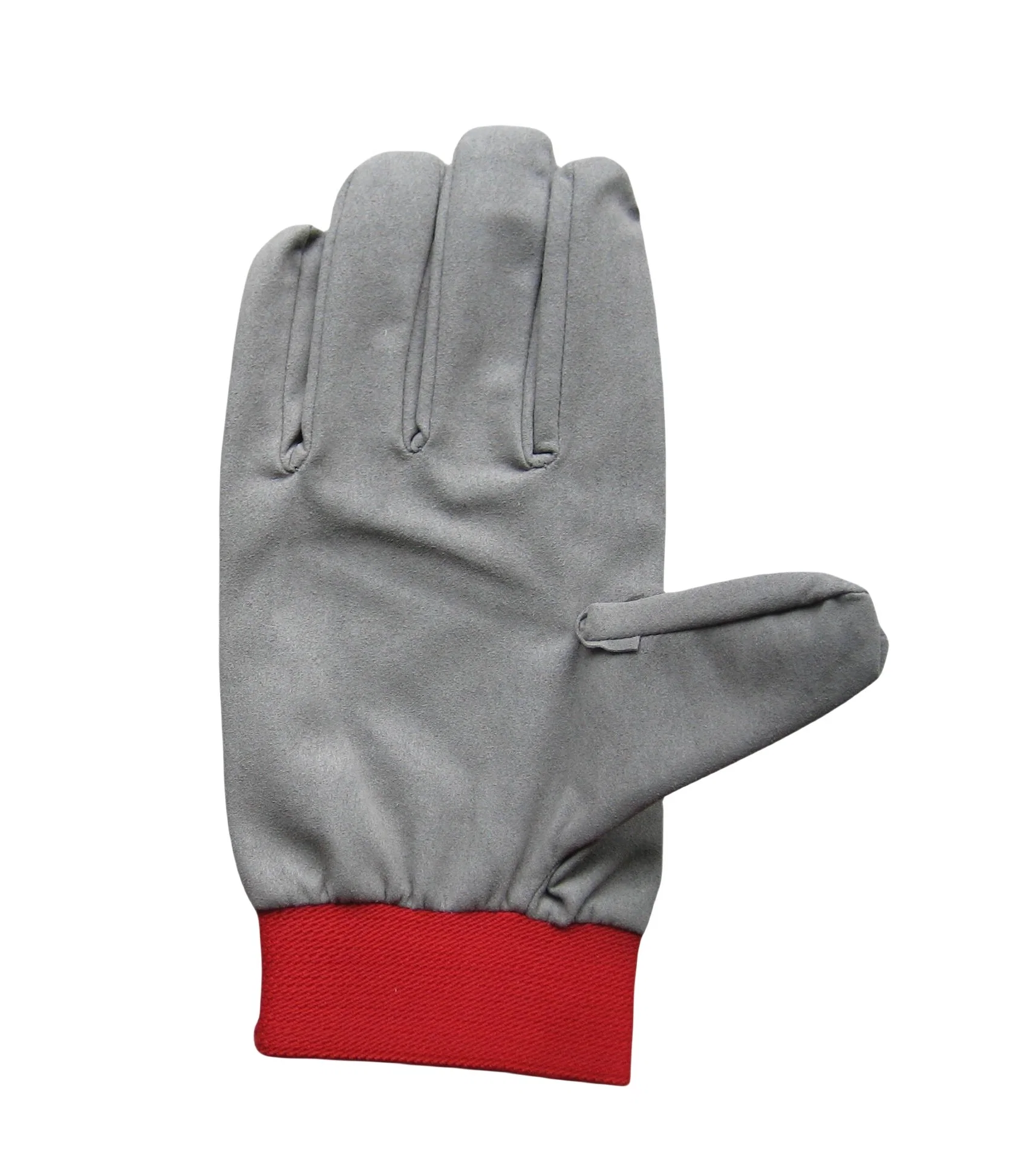 Synthetic Leather Knit Cotton Back Mechanic Work Glove