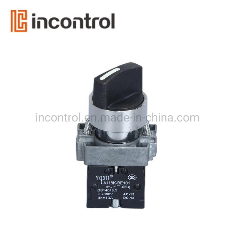 Xb2 Series Black Colour 22mm 2 or 3 Position Optional Short Rotary Button Switch