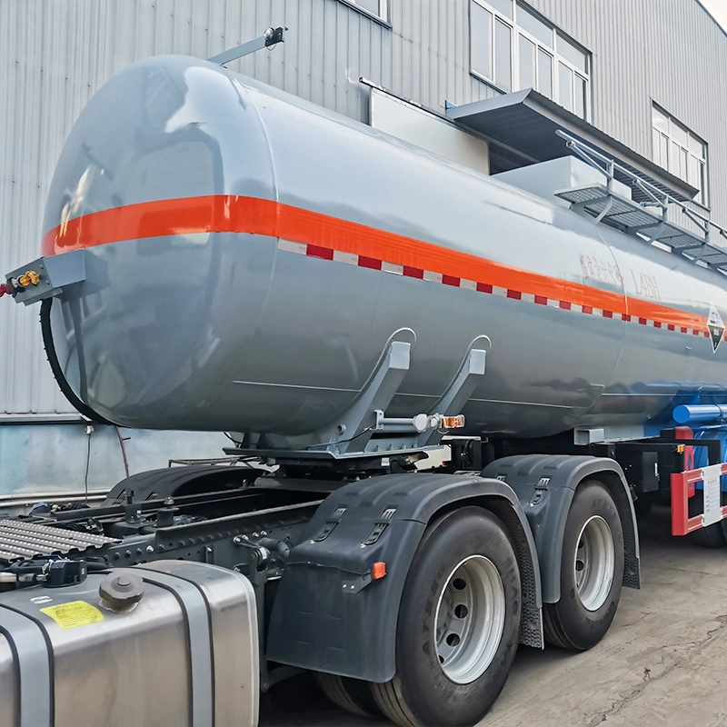 3 Axle Liquid Nitrogen Tank Semi-Trailer for Sale