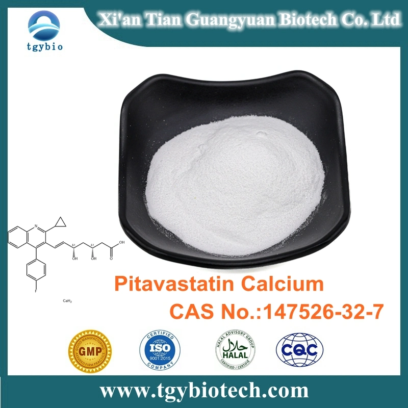 98% Purity Pitavastatin Calcium Powder CAS 147526-32-7 API Pitavastatin Calcium