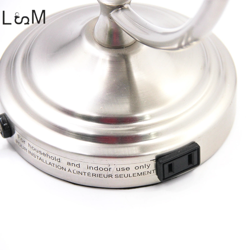 Double Sided Stainless Steel Hotel Table Stand Cosmetic Magnifying Mirror