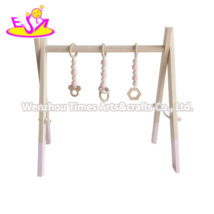 Top Sale Infant Wooden Play Gym Toys with Teething Toys W08K175
