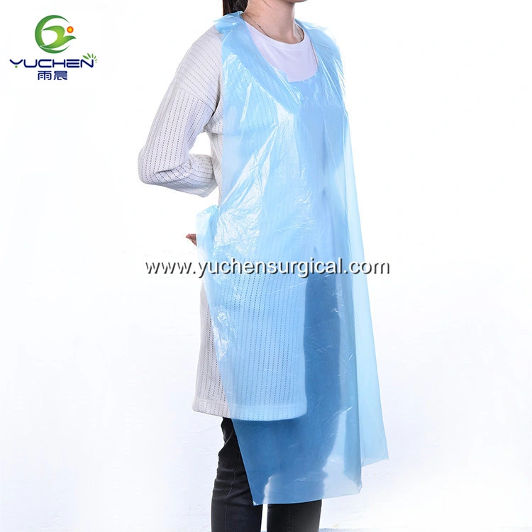 Wholesale/Supplier PE Plastic Disposable Apron Sleeveless Apron for Drink and Food