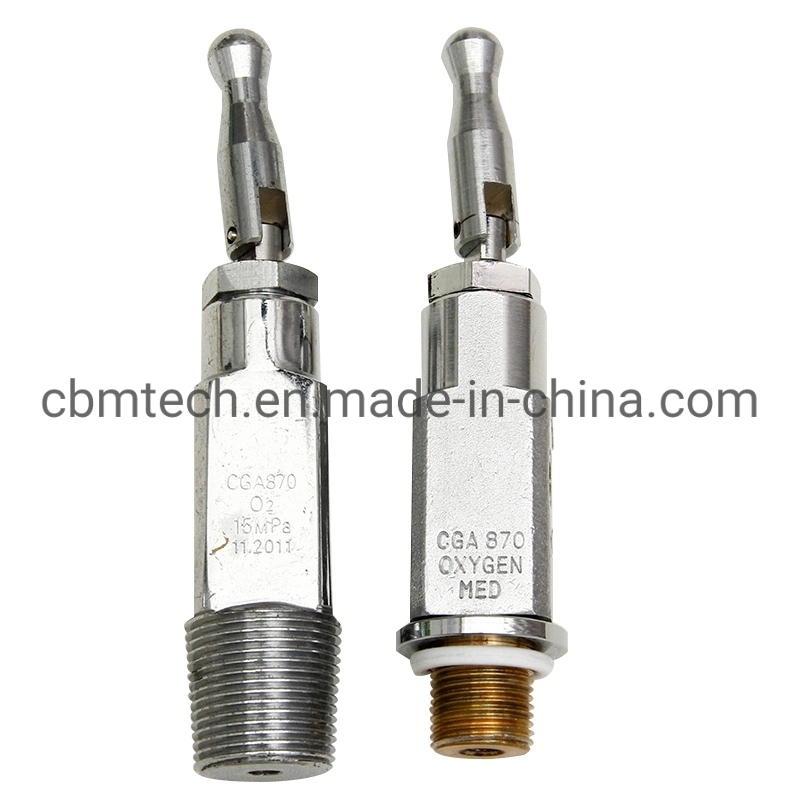 Medical Oxygen Cylinder Valves Cga870 Brass Valves