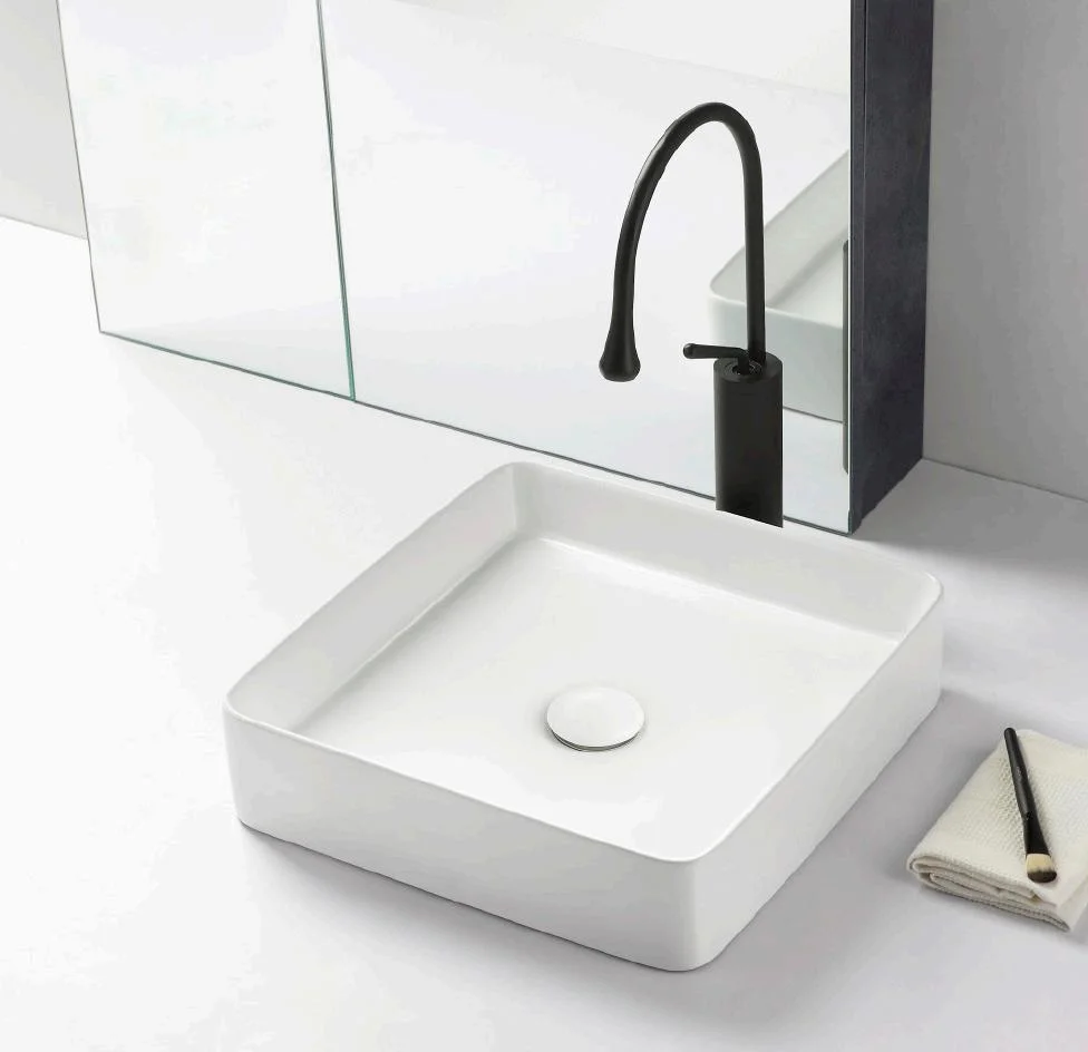 Modern Bathroom Vanity Furniture Sanitary Ware Ceramic Sink Art Basin (E1)