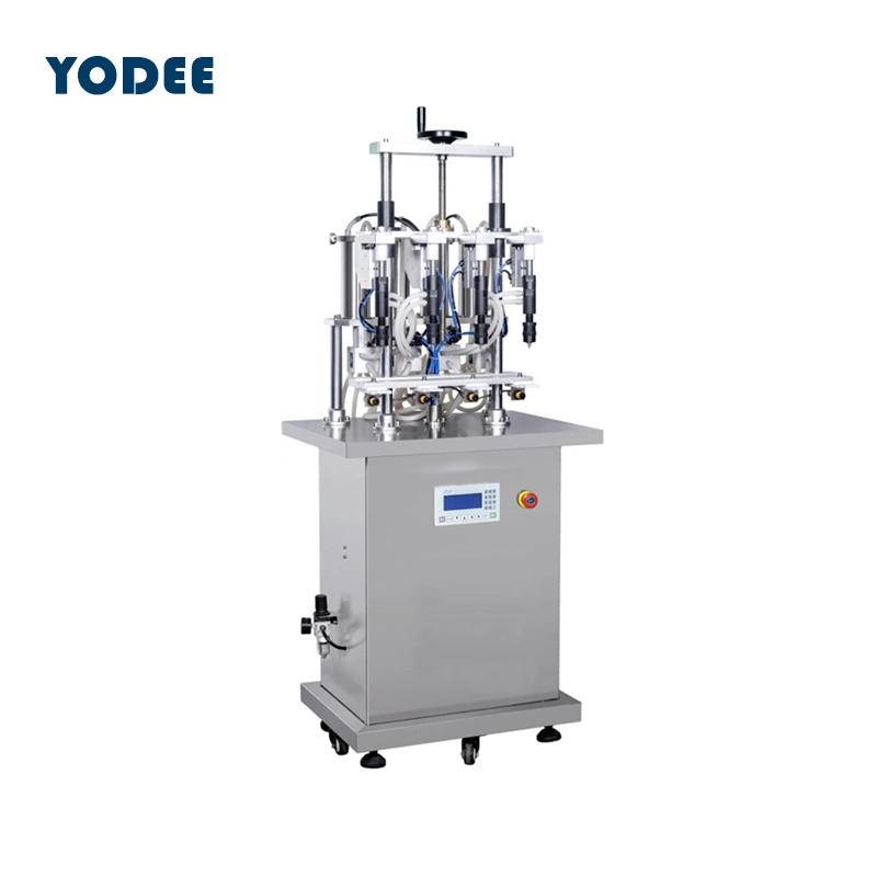 China Perfume Production Equipment Vacuum Filler 10ml 30ml 50ml 100ml 125ml Perfume Bottle Filling Machine