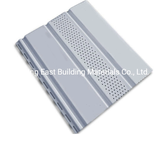 0.9mm Thickness Soffit Perforated Design Extrusion Plastic PVC Vinyl Siding PVC External Ceiling Panels