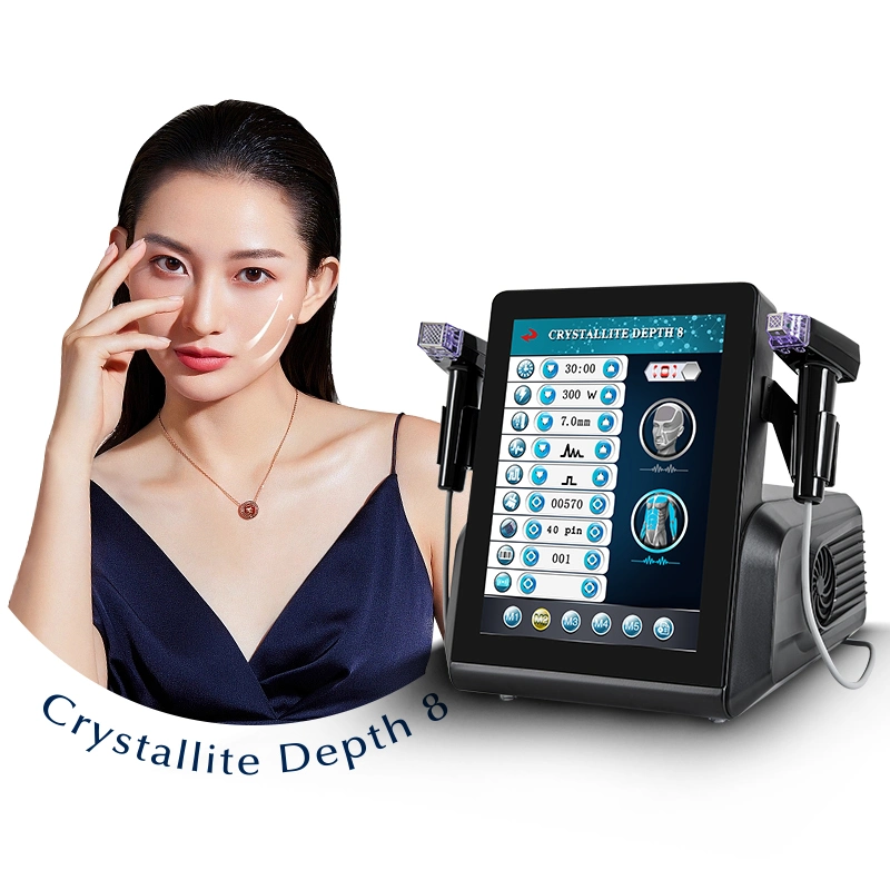 RF Crystallite instrument de beauté Wrinkle Crystallite profondeur 8 peau Beauté Équipement