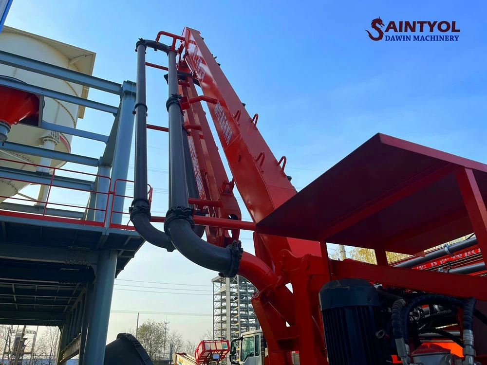 Qingdao Saintyol Dawin Machinery Hgy13 15 17m Trailer Mobile Concrete Placing Booms Professional Manufacturer Supplier