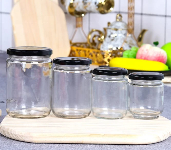 100ml / 150ml / 200ml Small Round Glass Jam Jars Glass with Lid Storage Pickles Jar/Glass Pickles Jars