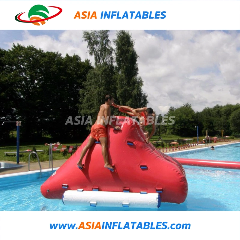 High quality/High cost performance  PVC Tarpaulin Inflatable Floating Iceberg Island / Iceberg Climbing Wall for Hot Sale