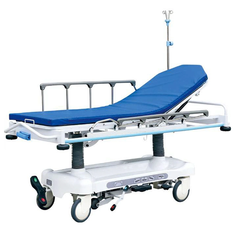 Standard Hydraulic Stretcher for Emergency Rescue Transfer Lifting Intensive Care Use as Hospital Equipment- E