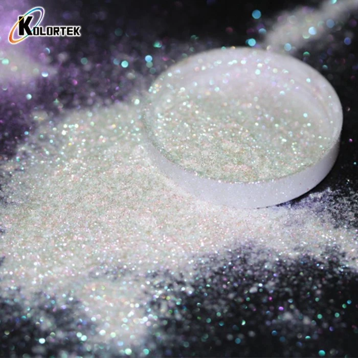 China Wholesale/Supplier White Sparkle Ghost Pearl Paint Pigment Dry Interference Pearl Pigment Powder