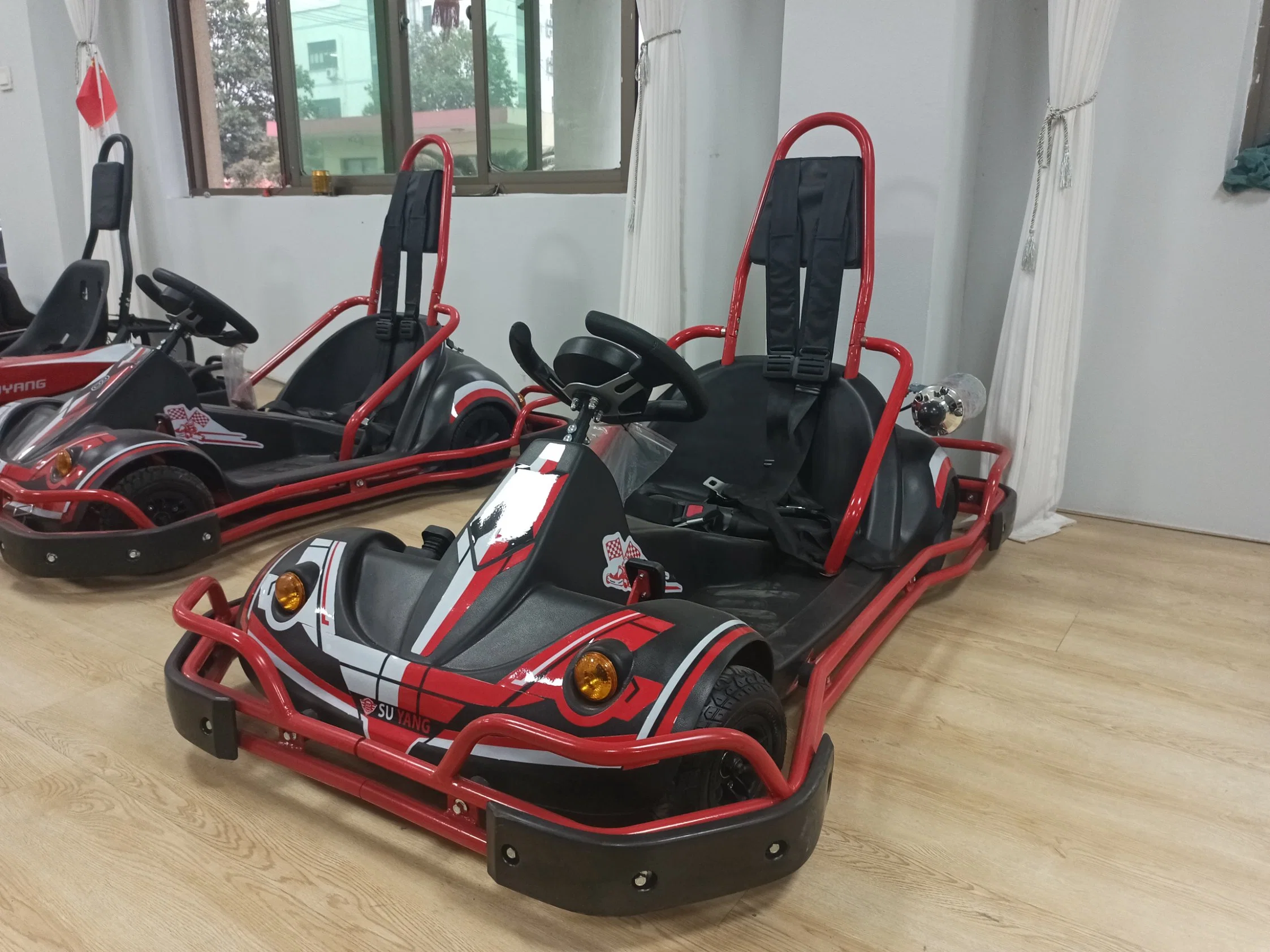 Best Selling Product 4-Stroke Electric Racing Go Kart Parent-Child Mini Kart