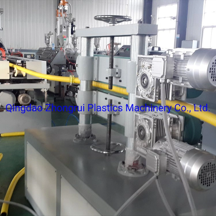 Plastic Corrugated Winding Pipe Production Machine, Single Wall Threaded Pipe Processing Equipment