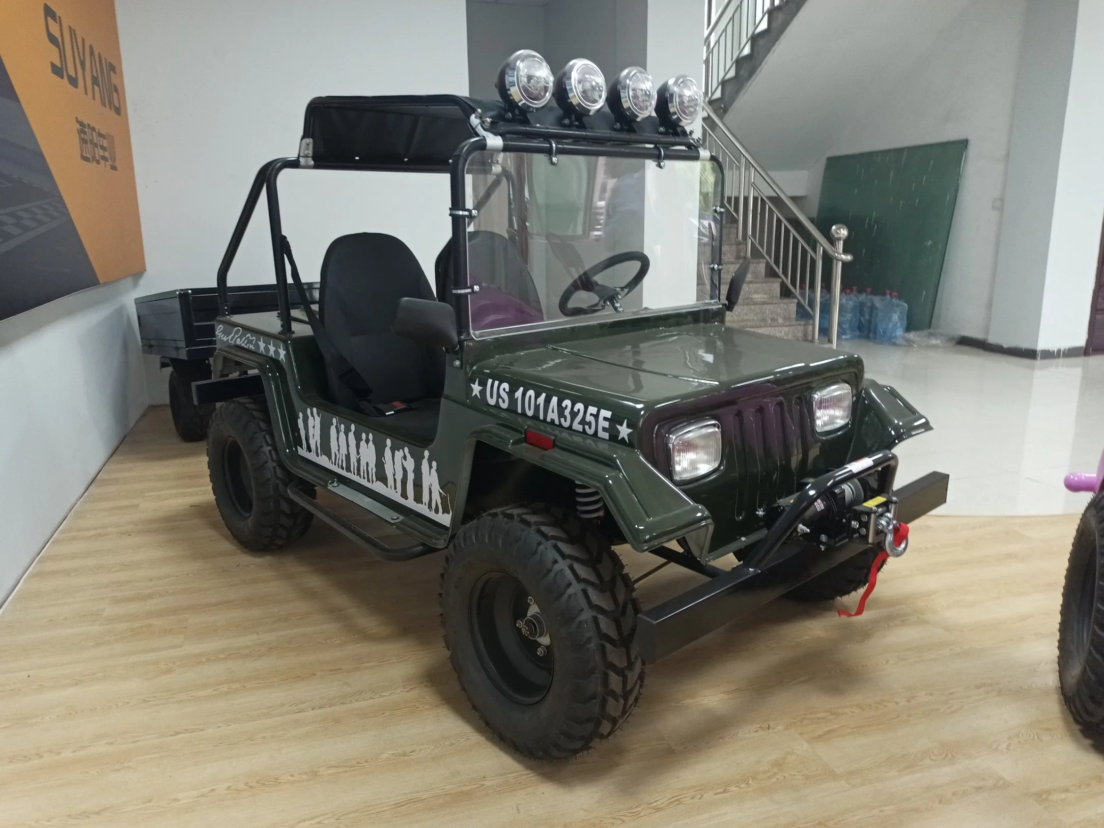 Wholesale/Supplier Kids Mini Jeep 1.5kw Adult Mini Cars Jeep Willys 4*4 for Sale