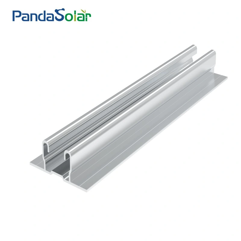 Adaptado de la fábrica de montaje de aluminio Panel Solar de carril corto