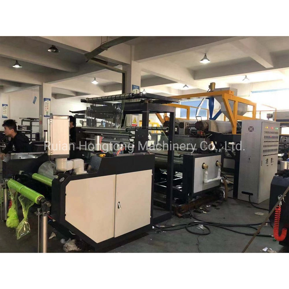 Twin Screw Double Dual 2-Layer Co-Extrusion LLDPE Mldpe Viscous Masterbatch Polyisobutylene Glue PE Plastic Extruding Stretch Film Making Extruder Machine Line