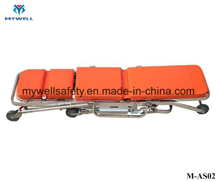 M-As02 Hot Sales Cheap Medical Folding Low Frame Ambulance Stretcher