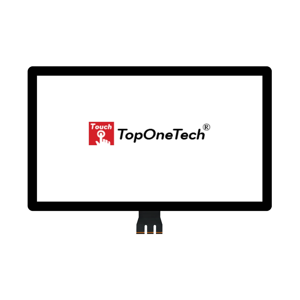 Superb Große Industrie 55 Zoll Open Frame Pct Pcap Multi-Touchscreen-Panel genaue Antwort wasserdicht für Lehre Verkaufsförderung Maschine TV Verwendung Luftbündung