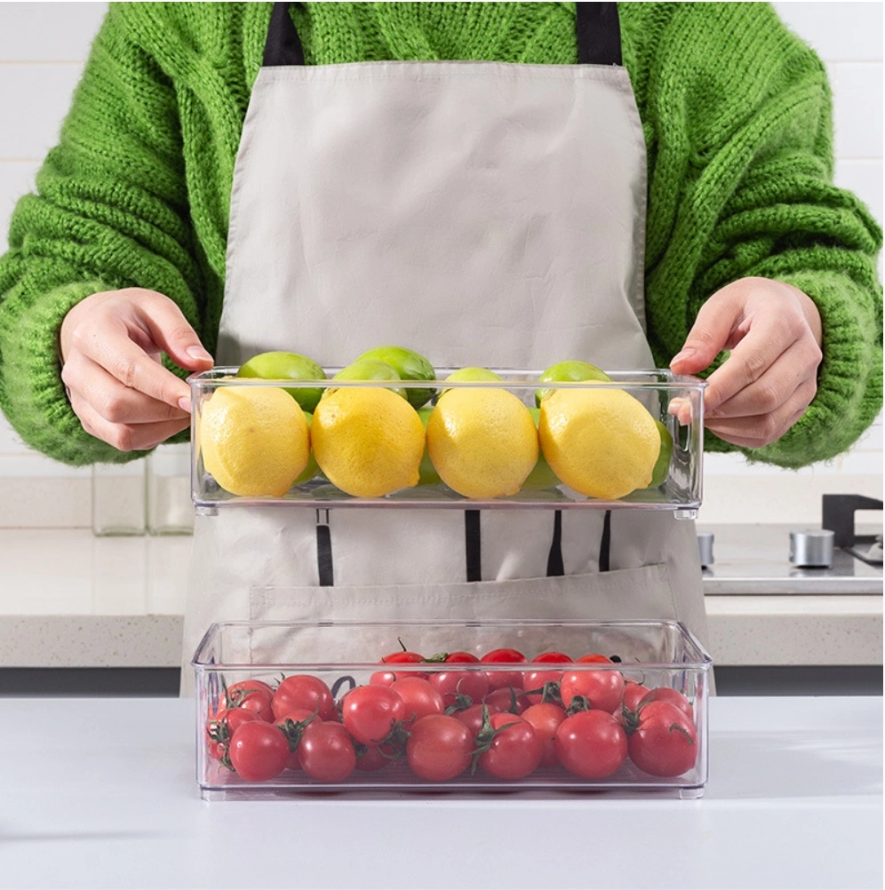 Customization Stacking Refrigerator Storage Box Kitchen 3PCS Set Vegetable Box