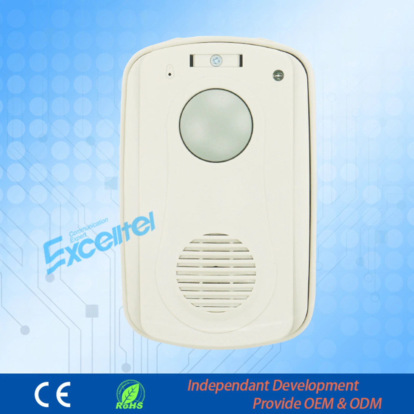 El control de seguridad del sistema de intercomunicación de timbre para Excelltel Doorphone PBX.
