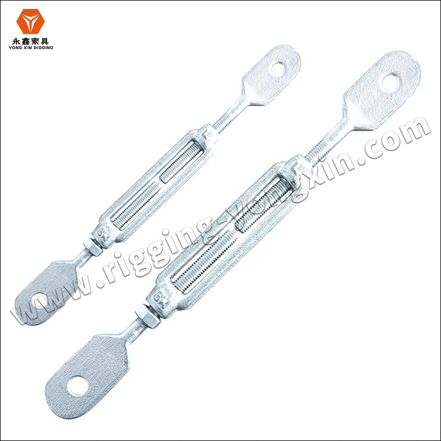 M6-M56 Standard Drop Forged Stainless Steel DIN1480 Turnbuckles with Hook and Eye