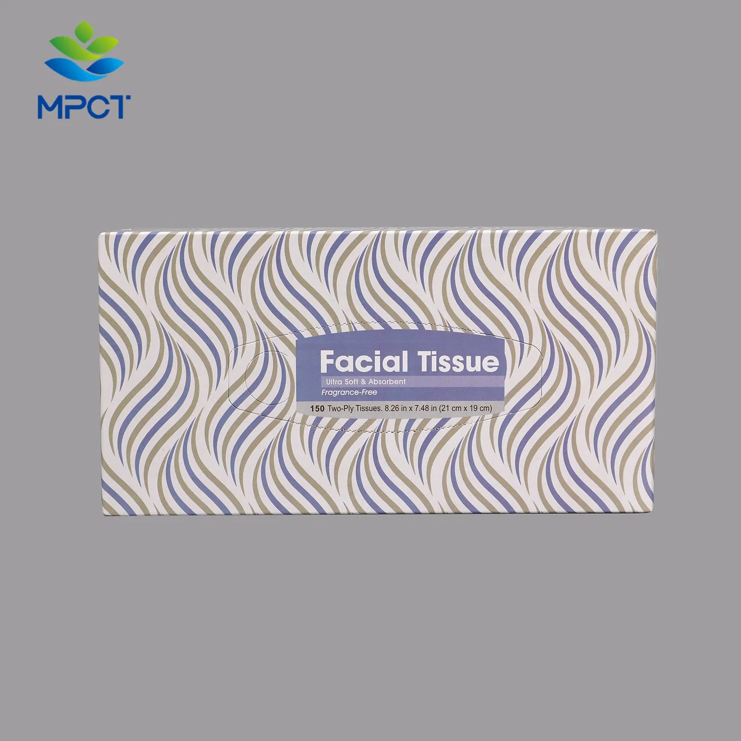 Biodégradable à bon marché écrus Soft Care bambou Case faciale extractibles papier Mouchoirs de papier papier de soie