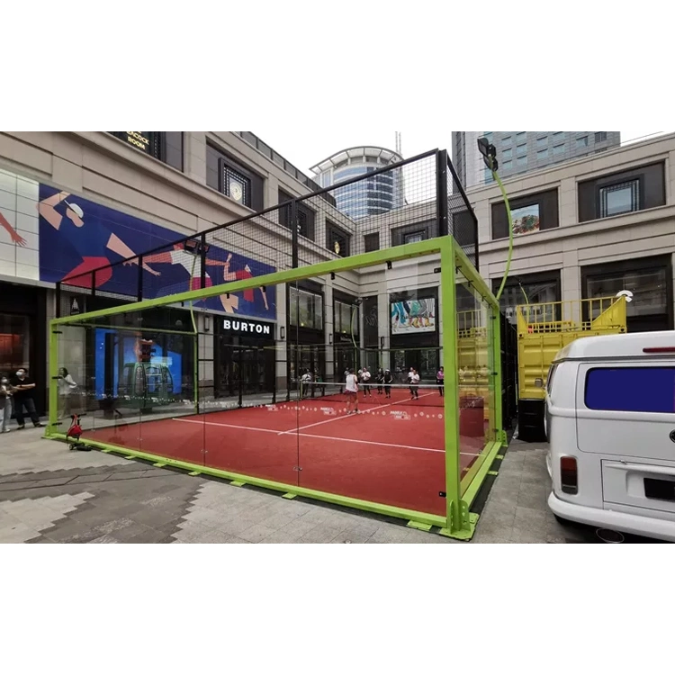 Indoor/Outdoor Panoramic Paddle Court with Turf and Panoramic Glass Court Wholesale/Supplierr From Art Padel of China