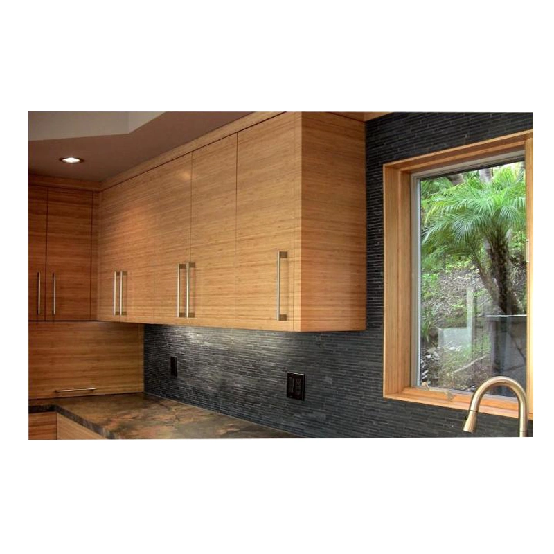 Side Pressed Caramel Bamboo Panel for Luxury Bamboo Cabinets