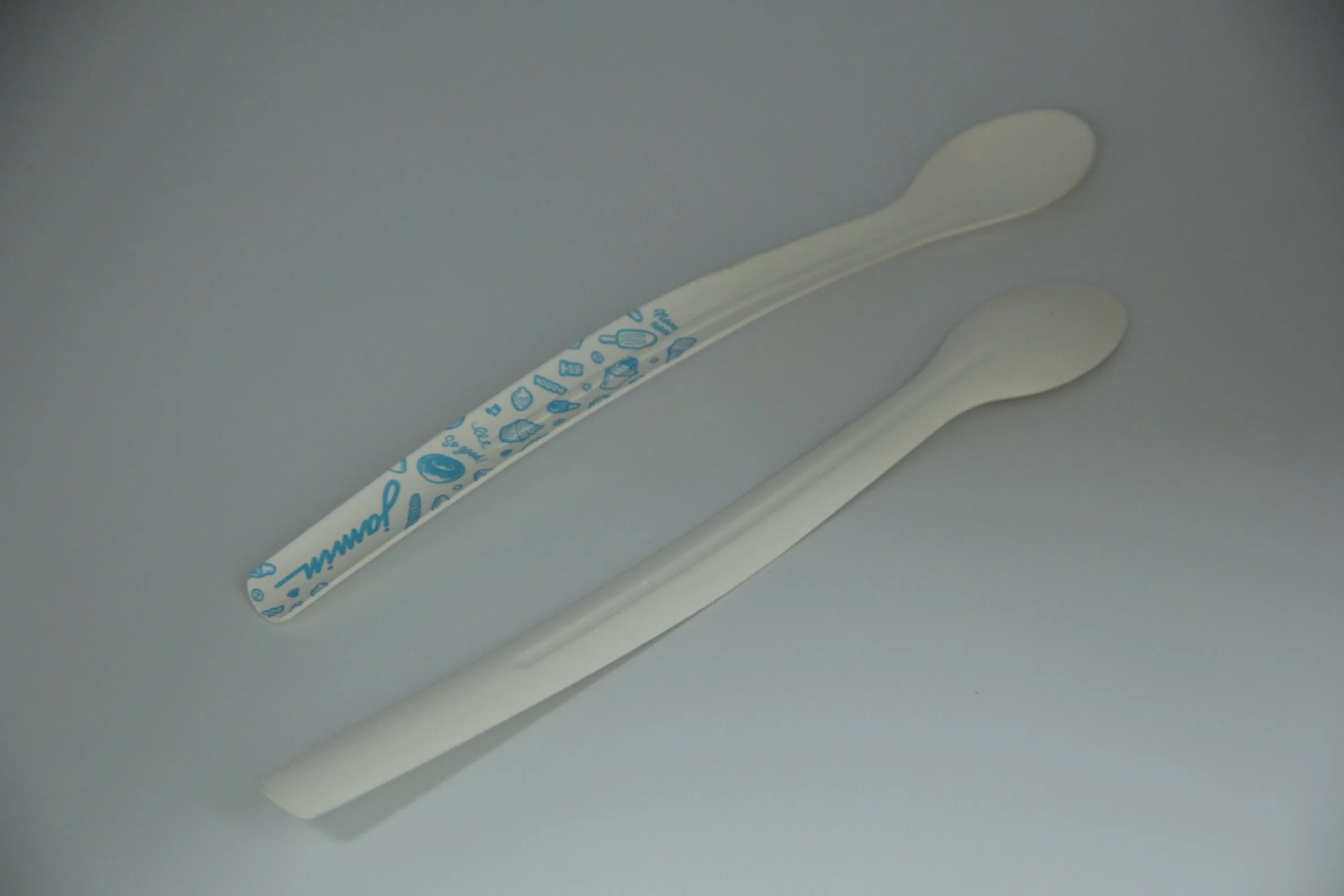 Wholesale/Supplier Dessert Teak Paper Spoons Disposable Mini Paper Baby Spoon and Fork