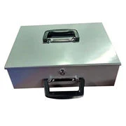 Latch Design 200*150*90mm Security Cash Box Insert Seal