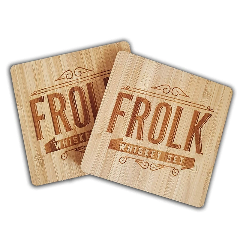 Promotional Creative Craft Vintage Premium Wood Coaster MDF Coaster Coffee Beer Coaster with Custom Branding