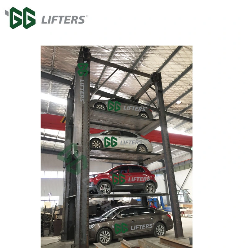 Multilevel Stacker Car Lift Hydraulic Car Parking System Vehicle Garage Equipment