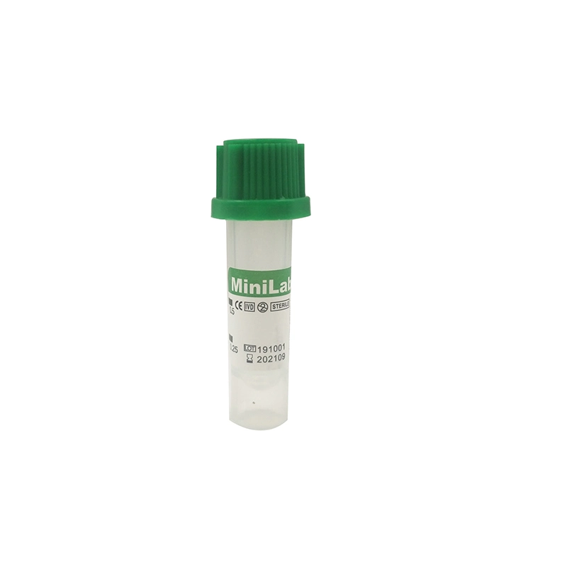 Disposable Mini Lithium Heparin Vacuum Blood Collection Tube Micro Blood Tube