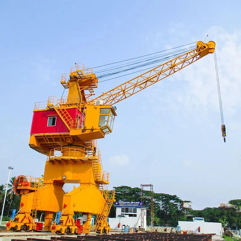 Container Loading 35t Floating Dock Portal Crane