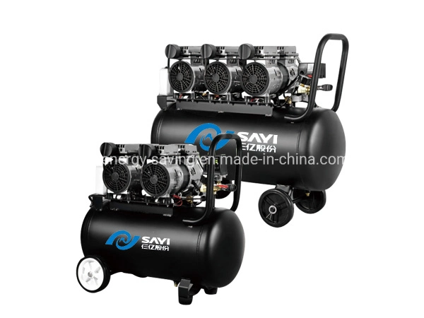 CE Approved Oil-Less Mute Air Compressor Oil Free Silent Medical Clinic Dental Sy1200 2/65L Oilless Air Compressor Dental Unit