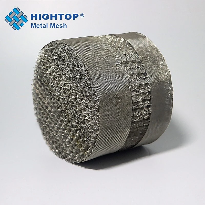 High Effectiveness Round Metal Wire Mesh Gauze Structured Packing for Absorption Towers