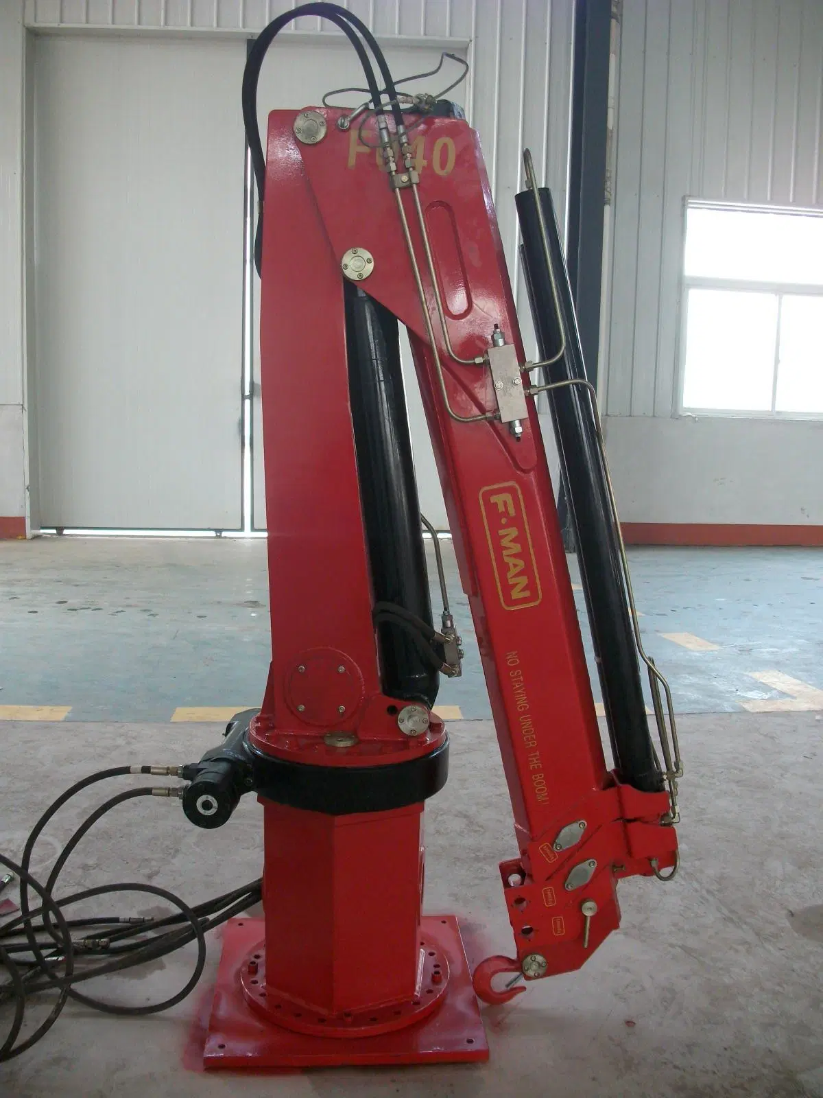 2 Ton Small Ship Crane Boom Ship Hoist Lift Sand Offshore Usage