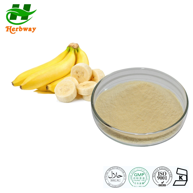 Herbway Food Grade Water Soluble Banana Juice Powder with 60-80 Mesh