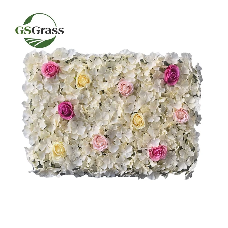 Wholesale Event Decor Wedding Backdrop Artificial Flower Wall for Decoration