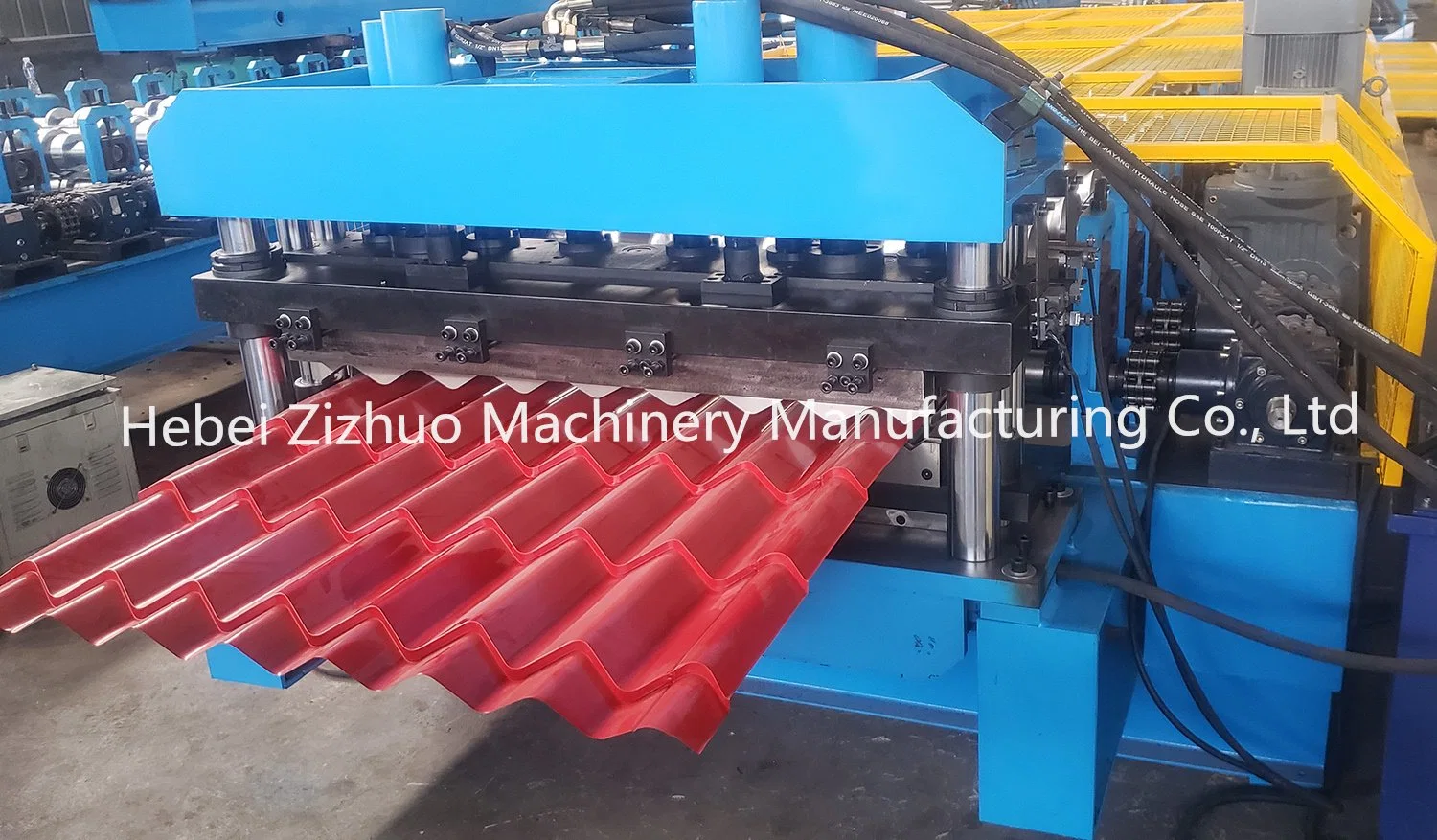 Europe 828 Steel Roofing Tile Sheet Cold Roll Forming Machine